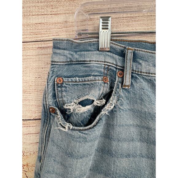 American Eagle '90s Bootcut Jeans Womens 16 Blue Light Wash Denim - Picture 8 of 13